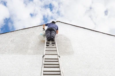 Peinture extérieure à la Chapelle-Bertin — façades et ravalement